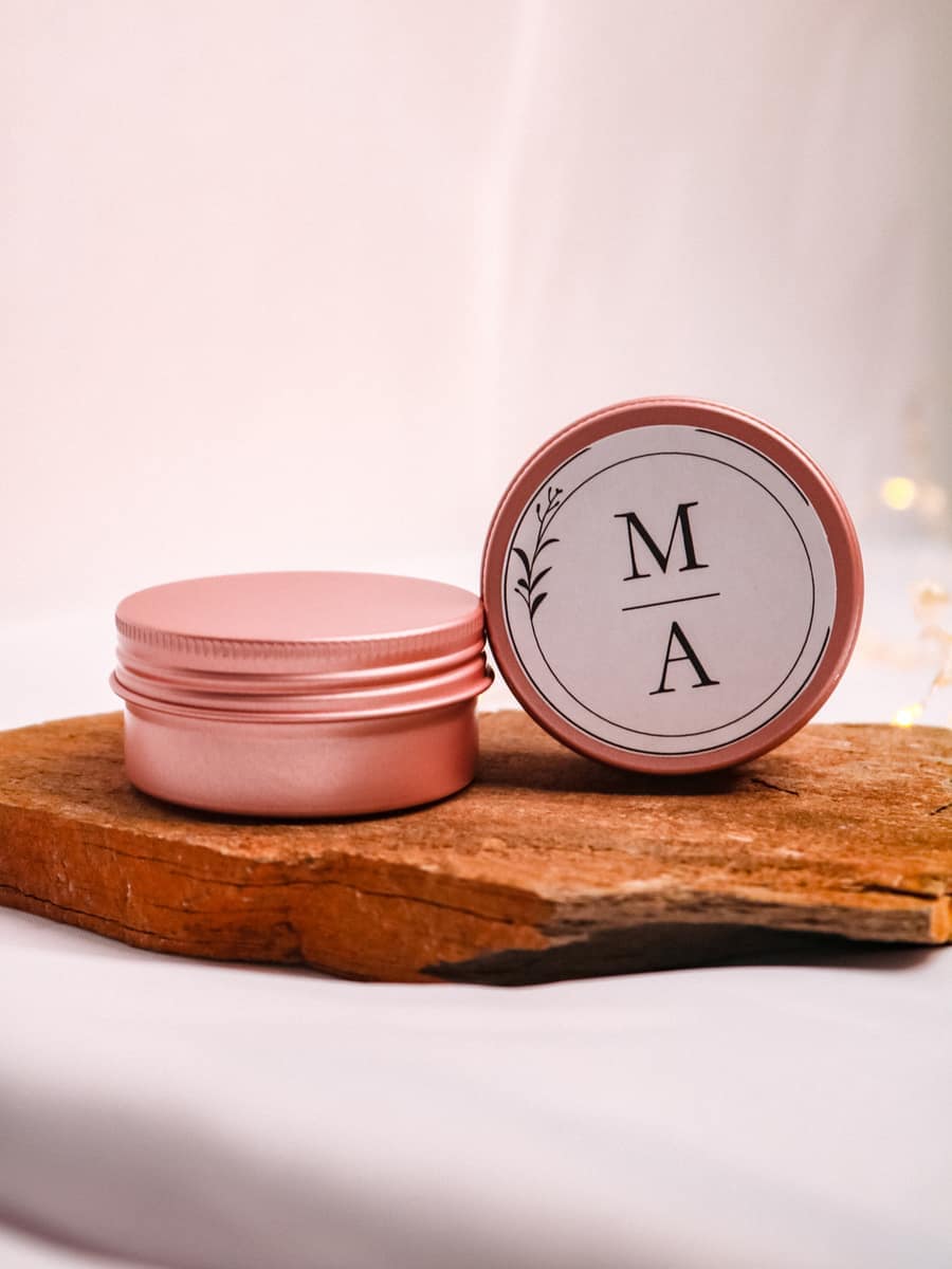 Marturii Nunta lumanare Cutiuta metalica 50g - imagine 8